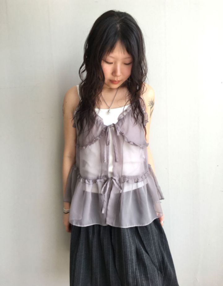 LIVE FOREVER韓國直郵實拍女裝新品26春夏吊帶背心不含內搭LIVE FOR_EVER吊帶/背心