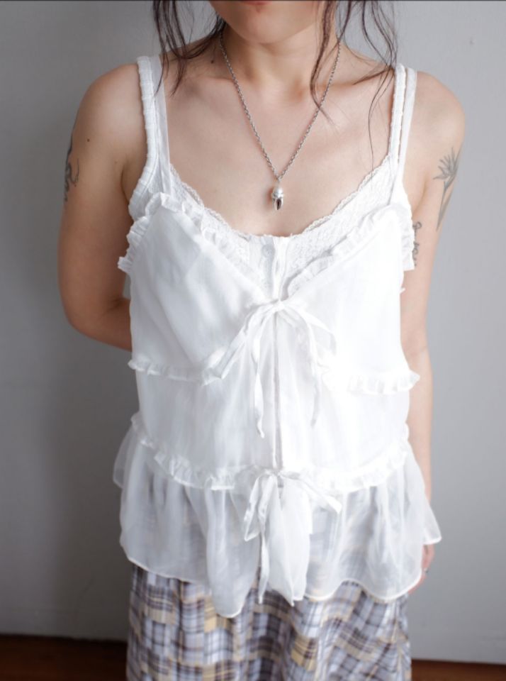 LIVE FOREVER韓國直郵實拍女裝新品26春夏吊帶背心不含內搭LIVE FOR_EVER吊帶/背心