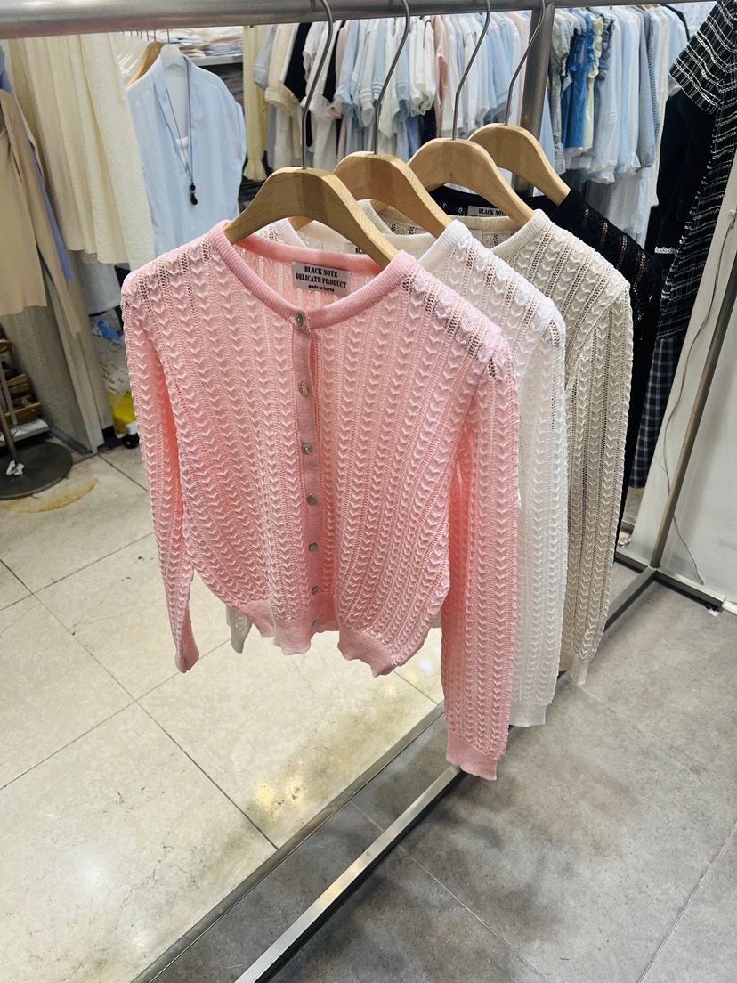 BLACK NOTE韓國直郵實拍女裝新品推薦26夏季時尚熱賣針織衫BLACK NOTE針織衫