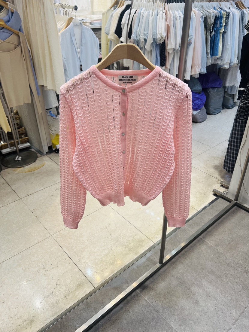 BLACK NOTE韓國直郵實拍女裝新品推薦26夏季時尚熱賣針織衫BLACK NOTE針織衫圖色1