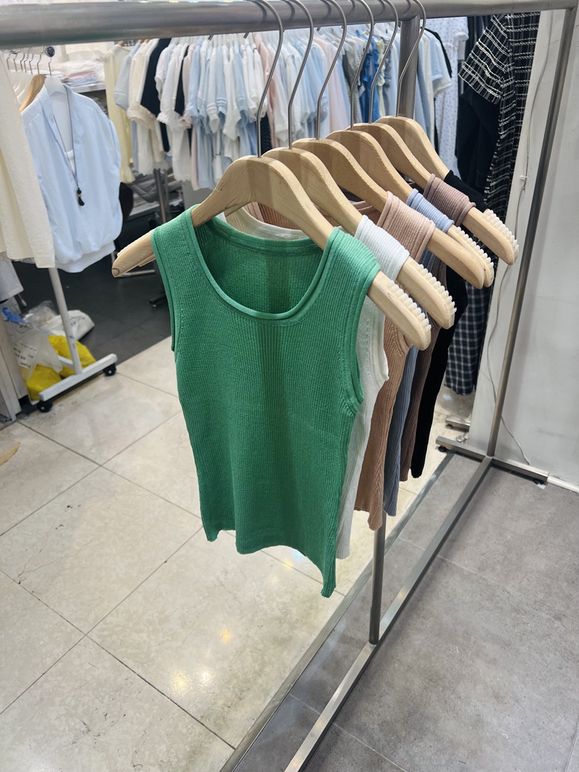 BLACK NOTE東大門實拍韓國女士新款人氣時尚26春夏吊帶背心BLACK NOTE吊帶/背心