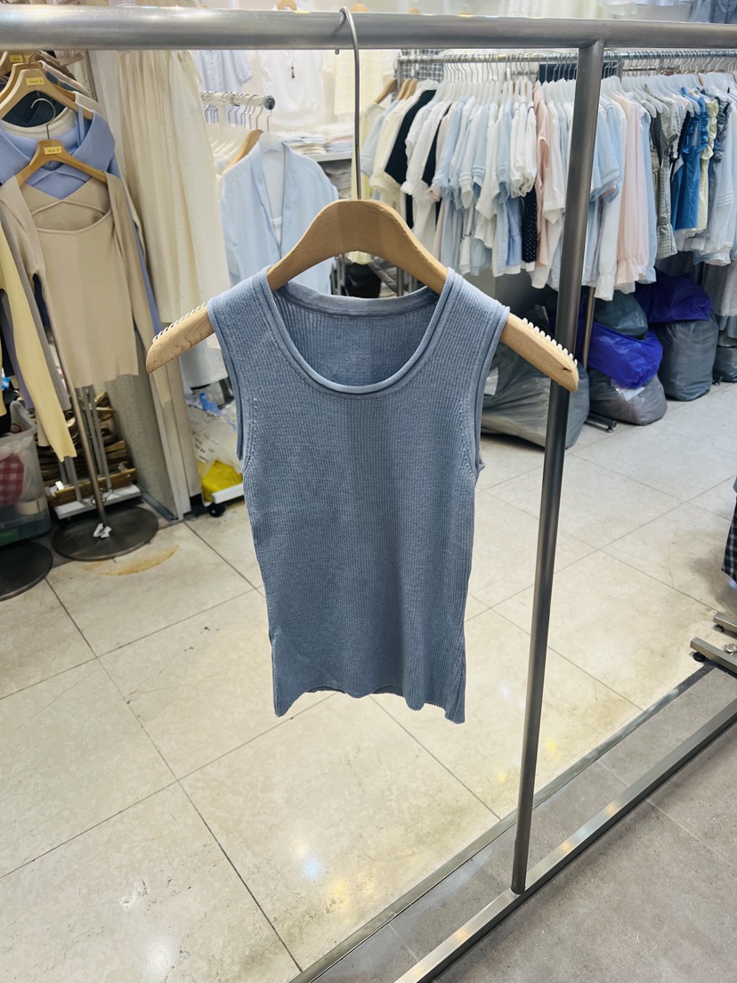 BLACK NOTE東大門實拍韓國女士新款人氣時尚26春夏吊帶背心BLACK NOTE吊帶/背心圖色4