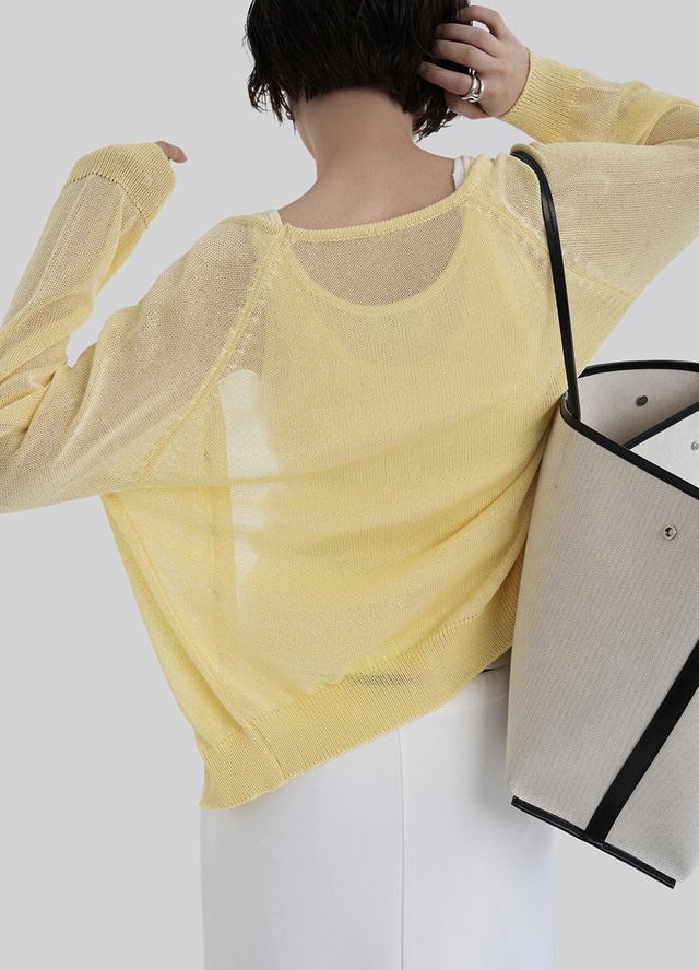 BLACK NOTE東大門實拍韓國女士新品推薦職業26春夏針織衫BLACK NOTE針織衫