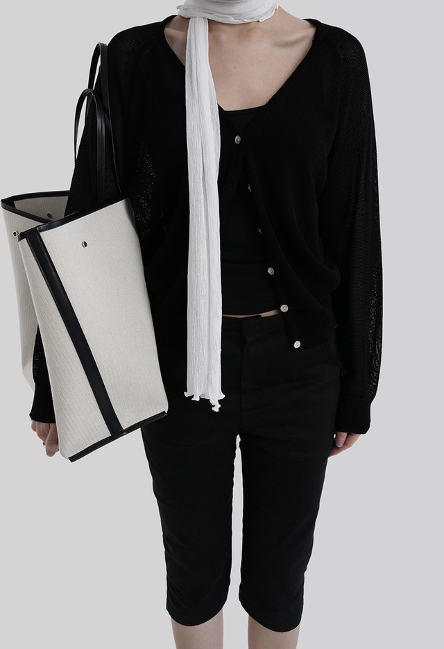 BLACK NOTE東大門實拍韓國女士新品推薦職業26春夏針織衫BLACK NOTE針織衫