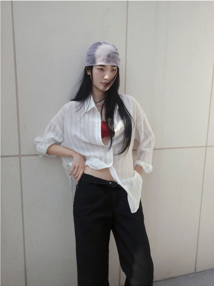 LIVE FOREVER韓國直郵女士新款26春夏26夏季圍巾披肩圍巾LIVE FOR_EVER圍巾/披肩