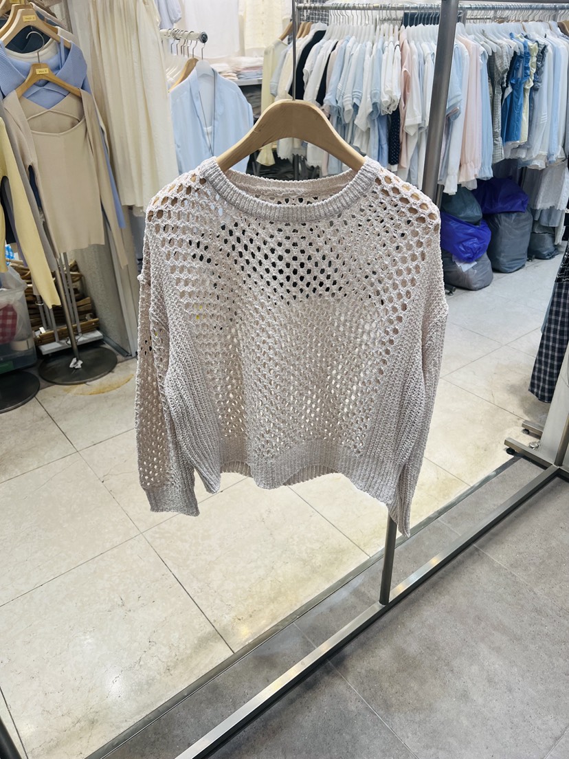 BLACK NOTE東大門實拍韓國女裝新品休閑時尚推薦人氣針織衫BLACK NOTE針織衫圖色3