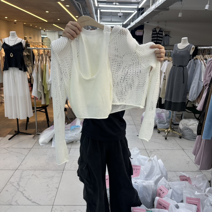 SAGE BRUSH韓國東大門直郵女士新款休閑職業26夏季套裝套裝SAGE BRUSH套裝圖色2