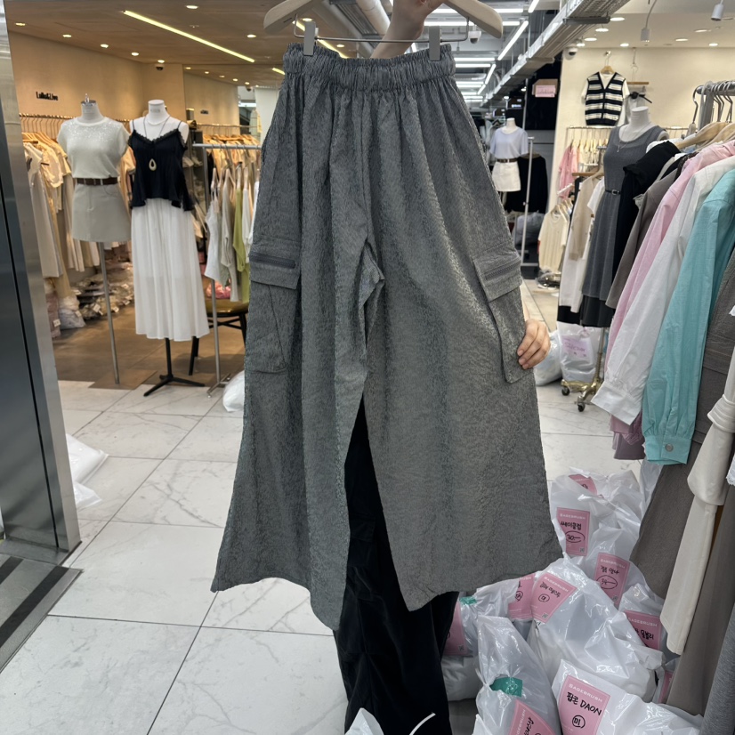 SAGE BRUSH韓國直郵女裝新款休閑26春夏人氣26夏季休閑褲透明SAGE BRUSH休閑褲