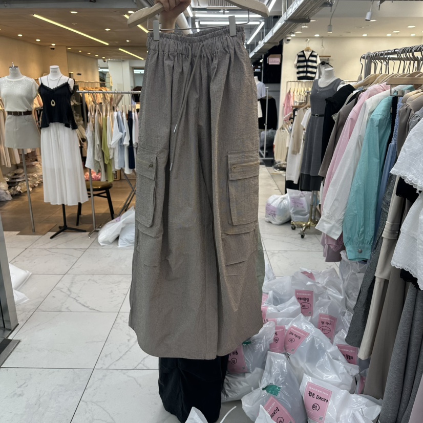 SAGE BRUSH韓國直郵女裝新款休閑26春夏人氣26夏季休閑褲透明SAGE BRUSH休閑褲圖色2