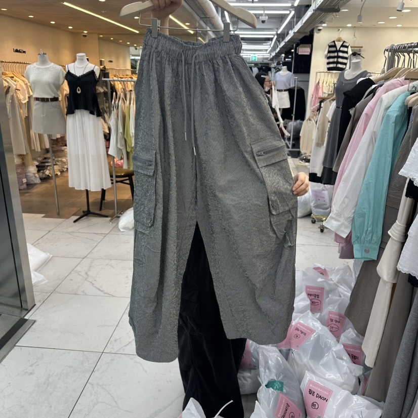 SAGE BRUSH韓國直郵女裝新款休閑26春夏人氣26夏季休閑褲透明SAGE BRUSH休閑褲圖色3