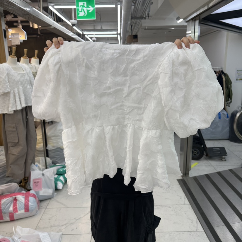 SAGE BRUSH韓國直郵女裝新款熱賣時尚人氣休閑襯衫蕾絲衫SAGE BRUSH襯衫/蕾絲衫