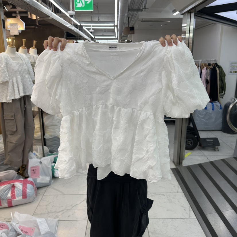 SAGE BRUSH韓國直郵女裝新款熱賣時尚人氣休閑襯衫蕾絲衫SAGE BRUSH襯衫/蕾絲衫圖色1