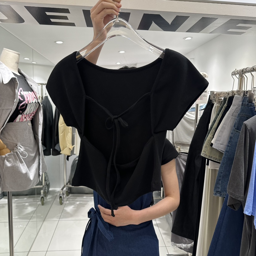 JENNIE韓國東大門代購女裝新款時尚人氣休閑熱賣推薦26春夏T恤JENNIE/VENEFITT恤