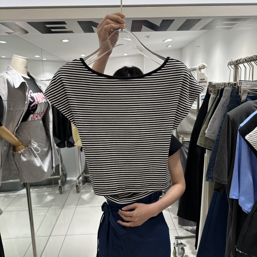 JENNIE韓國東大門代購女裝新款時尚人氣休閑熱賣推薦26春夏T恤JENNIE/VENEFITT恤圖色4