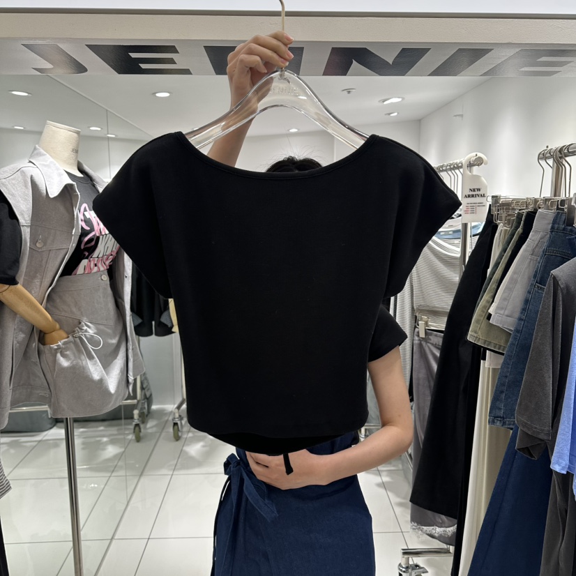 JENNIE韓國東大門代購女裝新款時尚人氣休閑熱賣推薦26春夏T恤JENNIE/VENEFITT恤圖色5