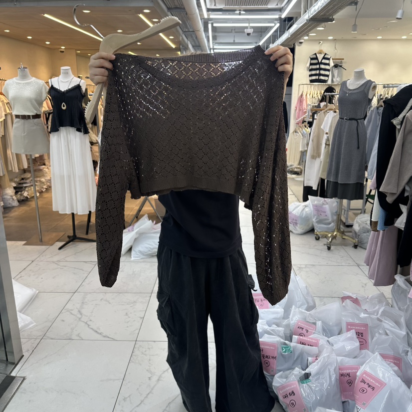 SAGE BRUSH韓國直郵女士新品休閑26春夏26夏季推薦針織衫SAGE BRUSH針織衫