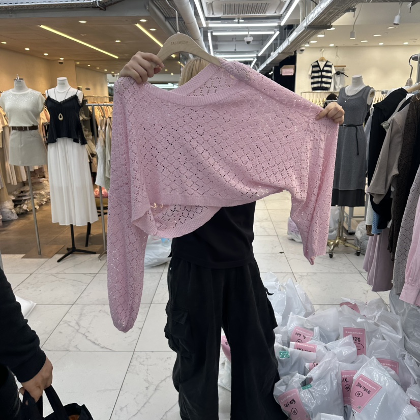 SAGE BRUSH韓國直郵女士新品休閑26春夏26夏季推薦針織衫SAGE BRUSH針織衫圖色2