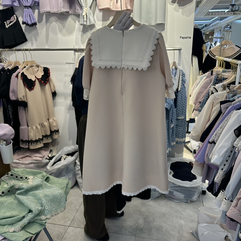 PAPA韓國直郵女士新品26春夏推薦熱賣職業休閑時尚連衣裙Papaine/HALMADE連衣裙