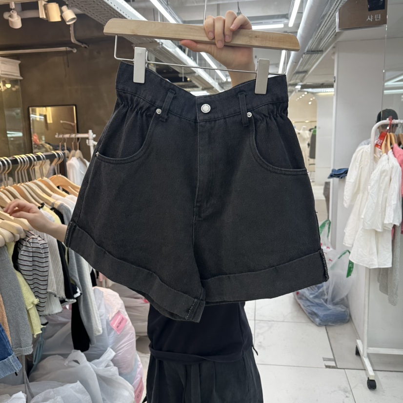 SAGE BRUSH韓國直郵實拍女士新品人氣時尚26春夏短褲含腰帶SAGE BRUSH短褲圖色2
