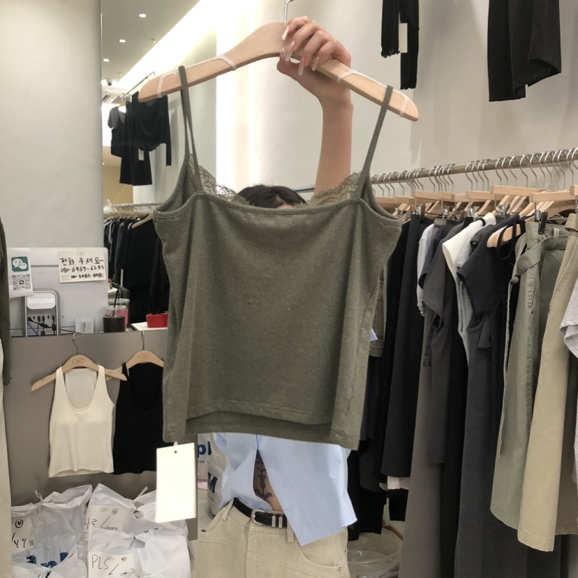 TAKE YOUE TIME韓國直郵女士新品26春夏推薦吊帶背心蕾絲TAKE YOUE TIME吊帶/背心
