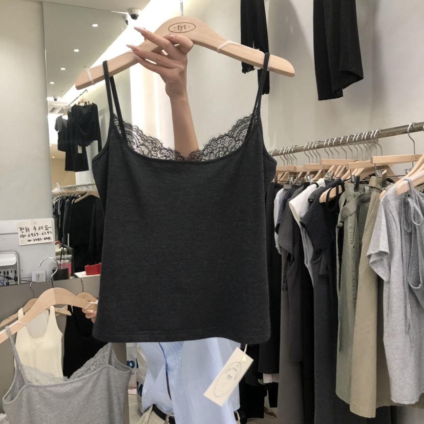 TAKE YOUE TIME韓國直郵女士新品26春夏推薦吊帶背心蕾絲TAKE YOUE TIME吊帶/背心圖色2