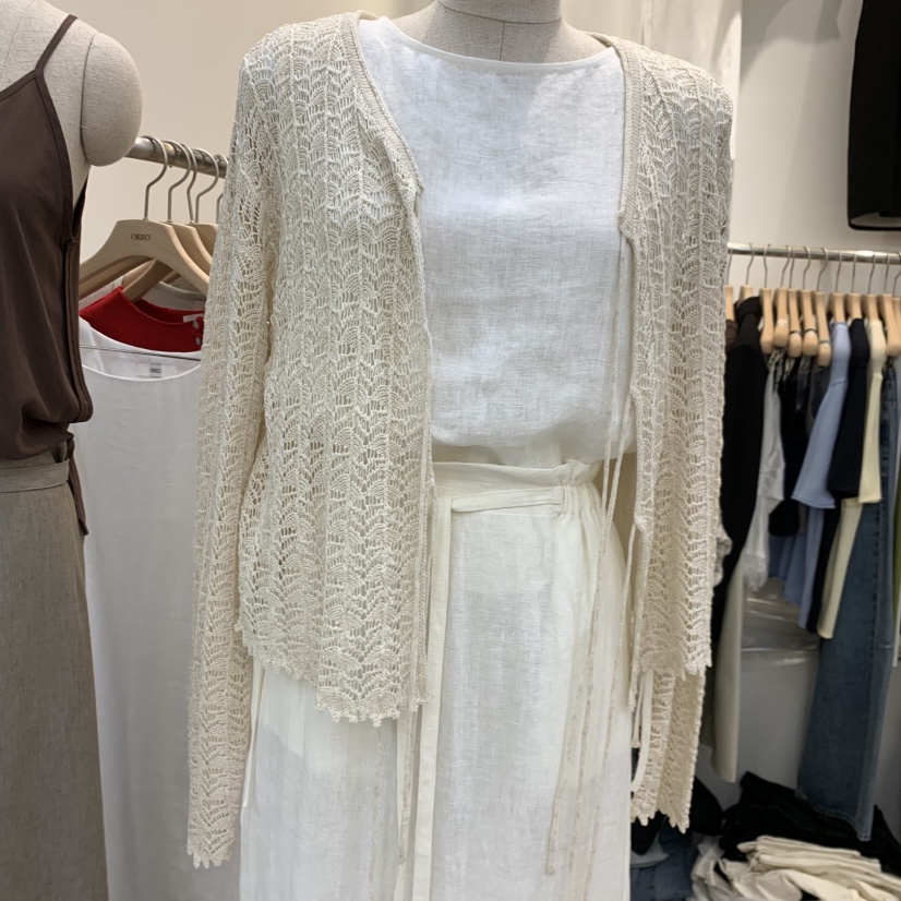 ORRD韓國東大門代購女裝新款職業休閑針織衫不含內搭亞麻ORRD針織衫圖色1