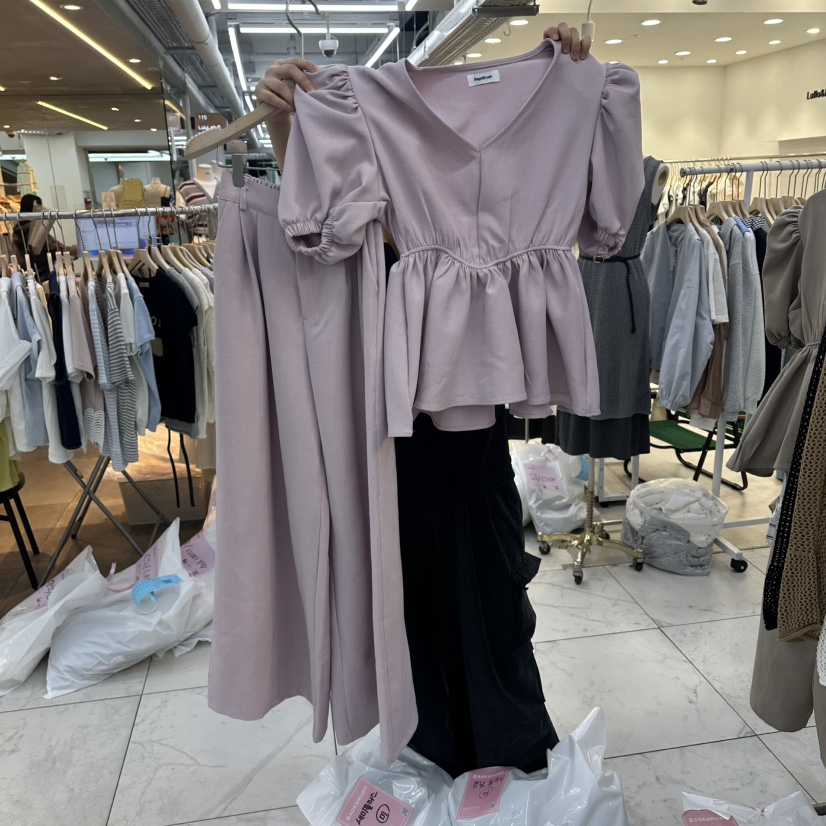 SAGE BRUSH韓國直郵實拍女士新品26春夏人氣熱賣套裝套裝SAGE BRUSH套裝圖色1