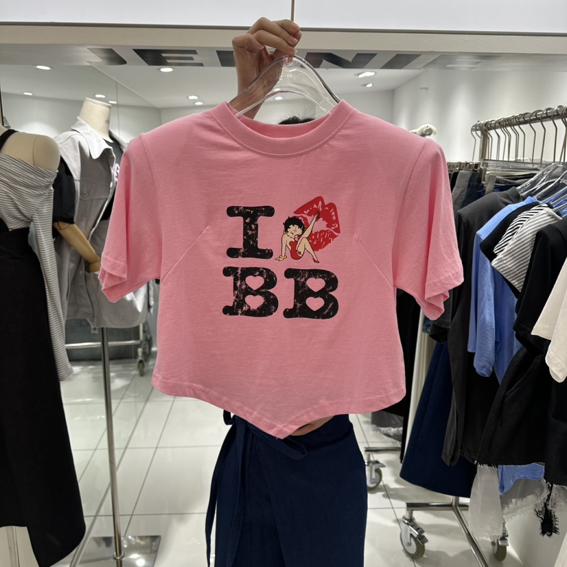 JENNIE韓國東大門直郵女士新品人氣推薦26夏季26春夏職業T恤JENNIE/VENEFITT恤圖色2