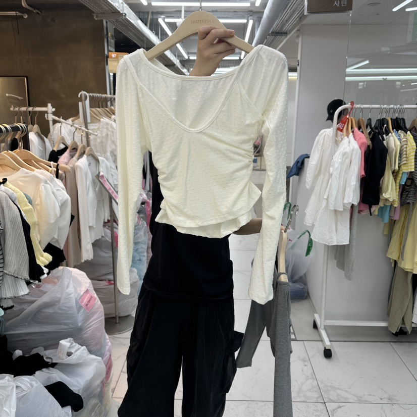 SAGE BRUSH韓國東大門代購女裝新款職業休閑人氣推薦套裝SAGE BRUSH套裝圖色1