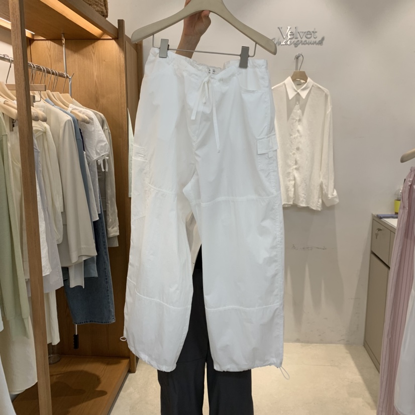 VELVET UNDERGROUND韓國代購女裝新品人氣26夏季熱賣休閑褲VELVET UNDERGROUND休閑褲圖色1