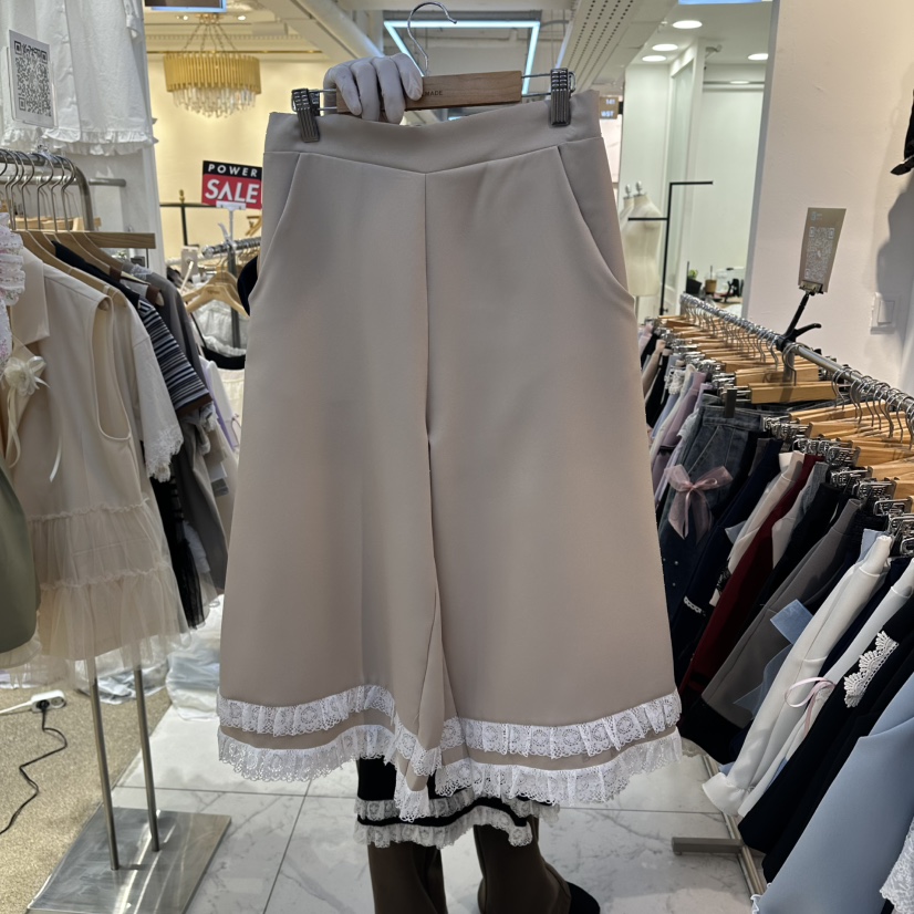 PAPA韓國直郵實拍女裝新品26春夏熱賣人氣26夏季時尚休閑褲Papaine/HALMADE休閑褲圖色1