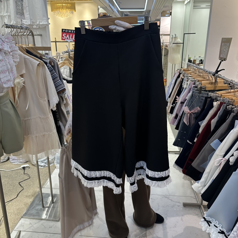 PAPA韓國直郵實拍女裝新品26春夏熱賣人氣26夏季時尚休閑褲Papaine/HALMADE休閑褲圖色2