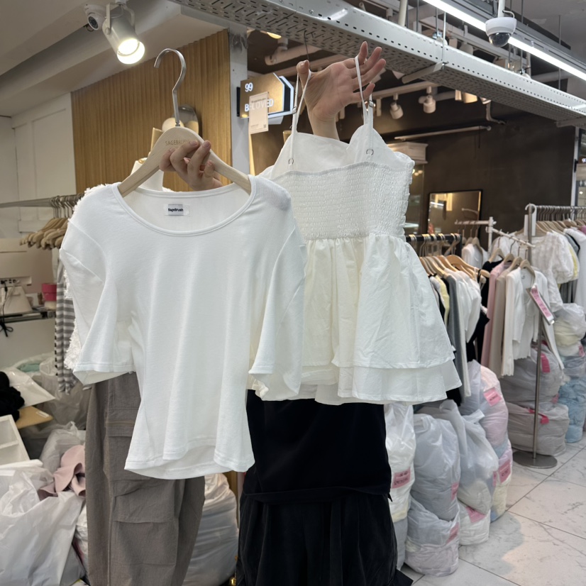 SAGE BRUSH韓國代購女士新品職業推薦休閑時尚套裝套裝褶皺SAGE BRUSH套裝