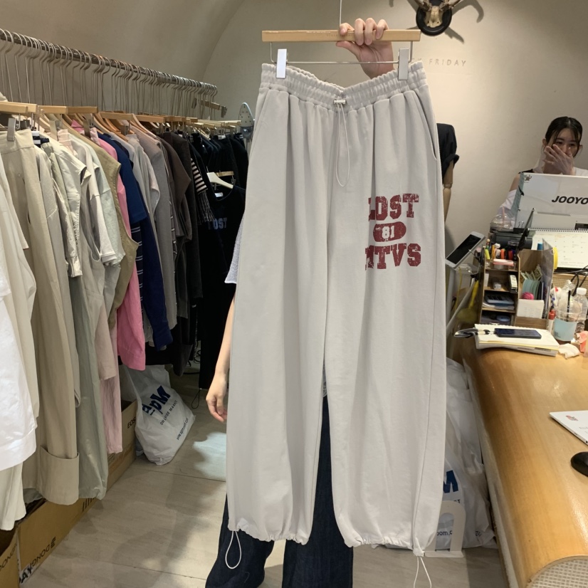 BLACKFRIDAY韓國直郵女裝新款職業26春夏休閑26夏季休閑褲BLACK FRIDAY休閑褲圖色1