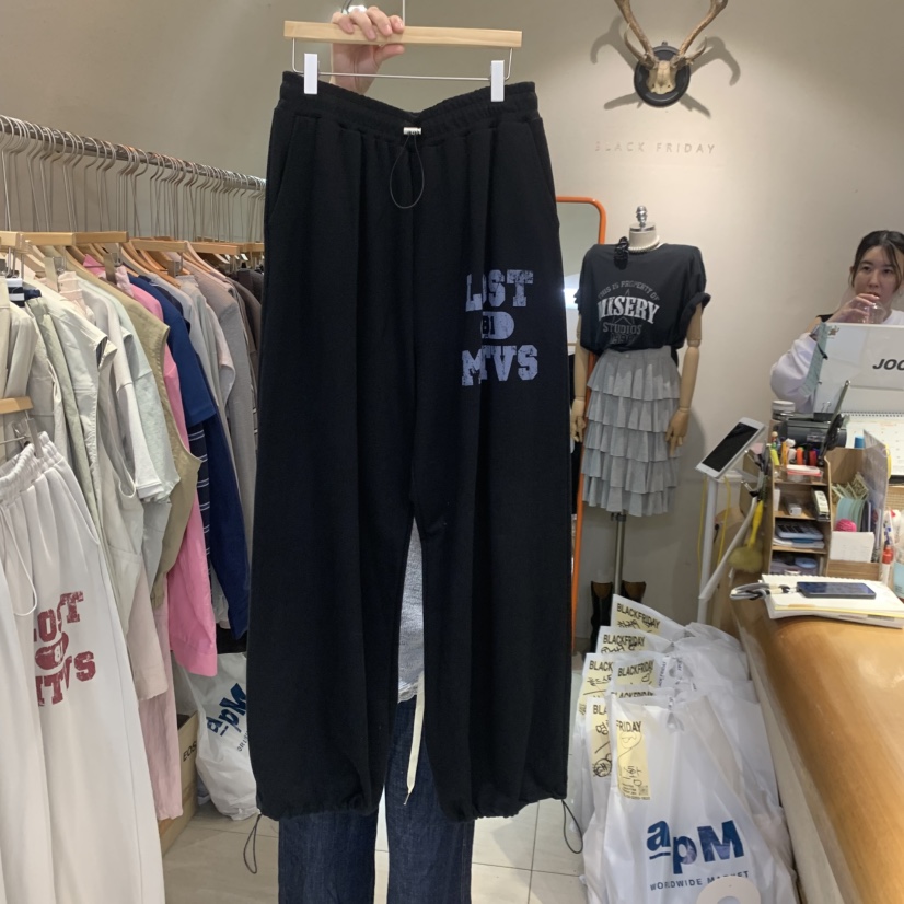 BLACKFRIDAY韓國直郵女裝新款職業26春夏休閑26夏季休閑褲BLACK FRIDAY休閑褲圖色3