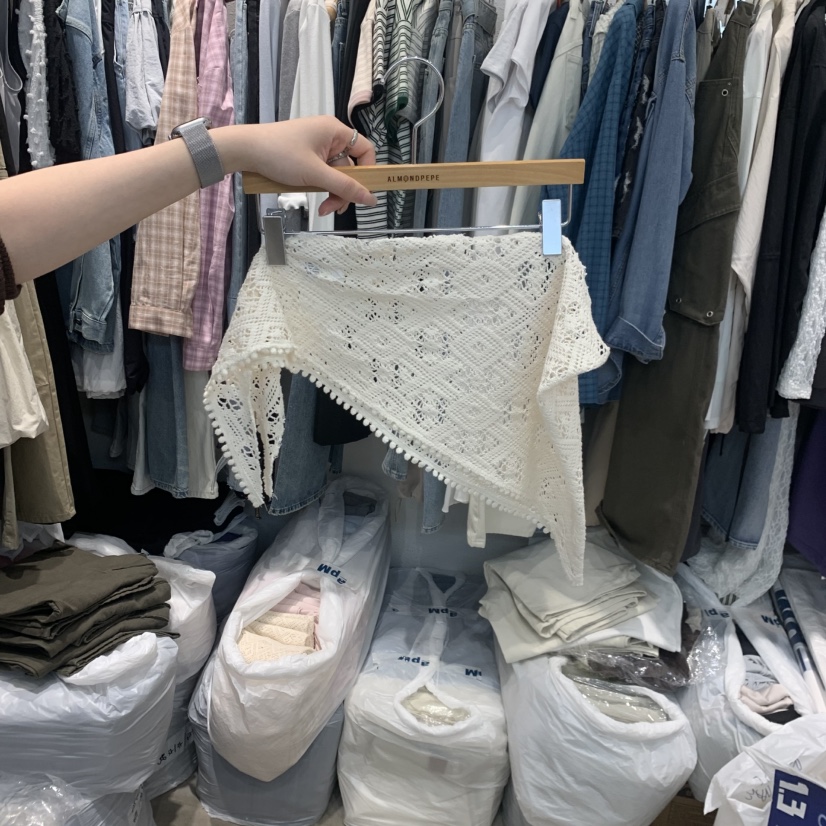 ALMOND PEPE韓國直郵女士新款時尚休閑職業圍巾披肩圍巾ALMOND PEPE圍巾/披肩圖色1