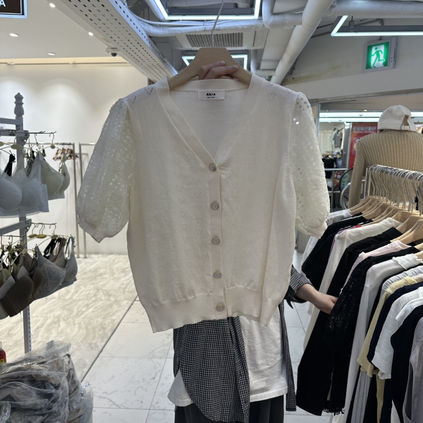 AKRA BY ART韓國直郵女裝新品休閑時尚26夏季針織衫開衫AKRA BY ART針織衫圖色1