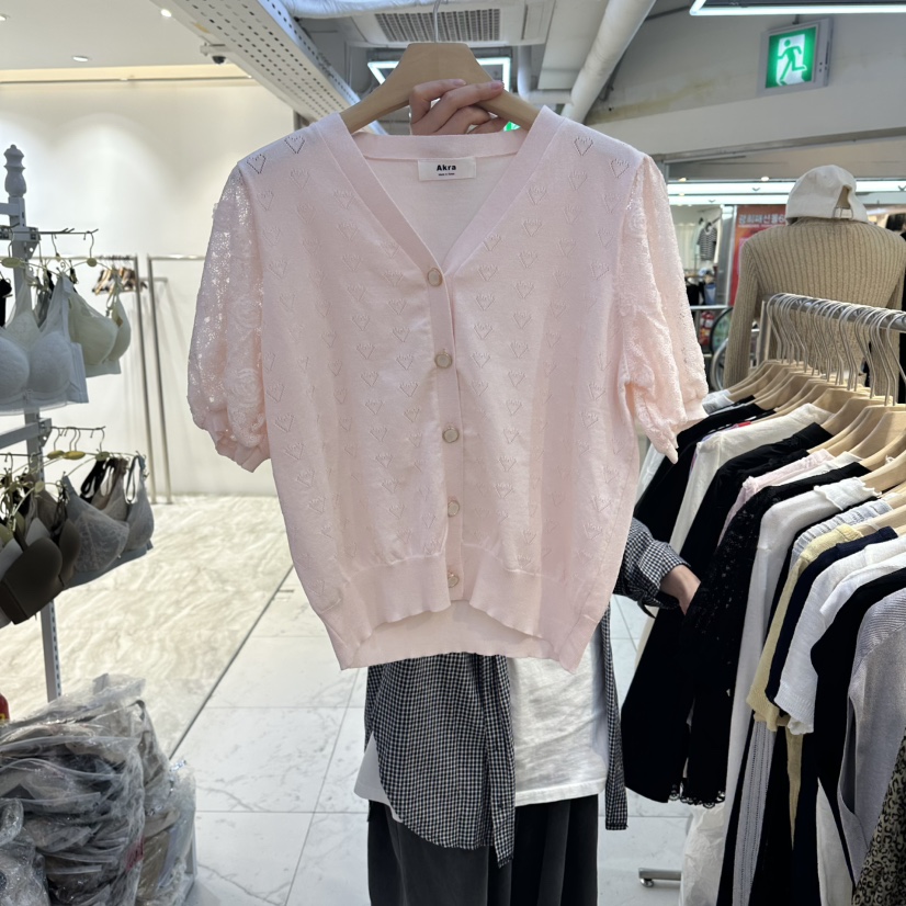 AKRA BY ART韓國直郵女裝新品休閑時尚26夏季針織衫開衫AKRA BY ART針織衫圖色2