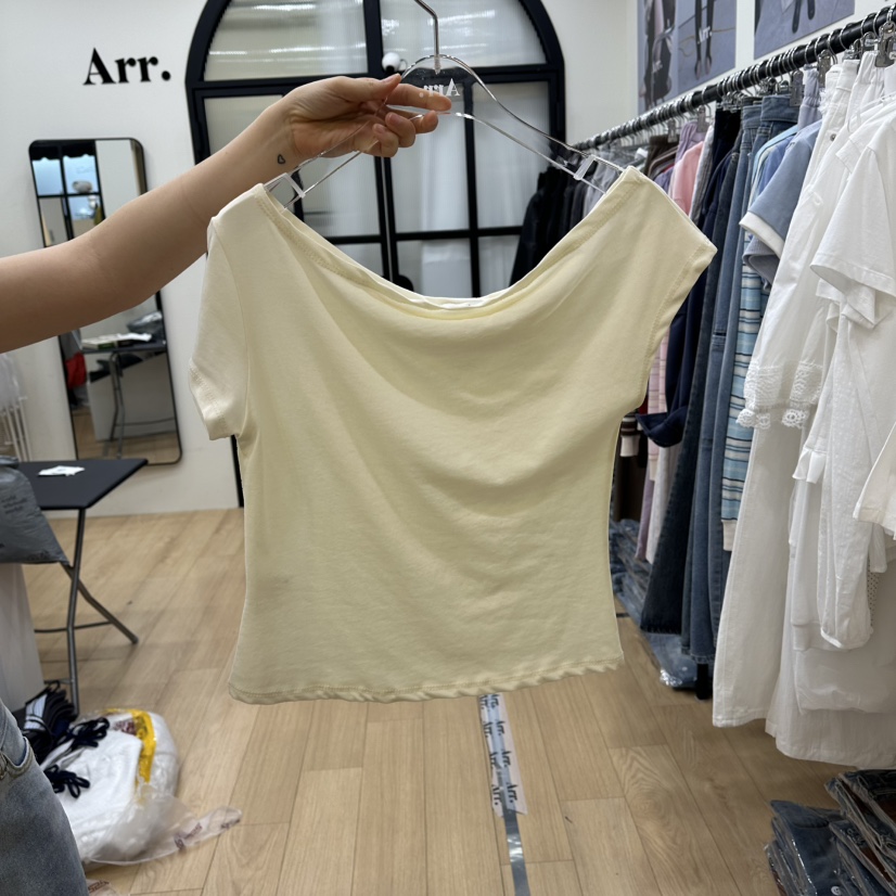 ARR韓國東大門代購女士新款推薦時尚26春夏熱賣職業休閑T恤ARRT恤圖色1
