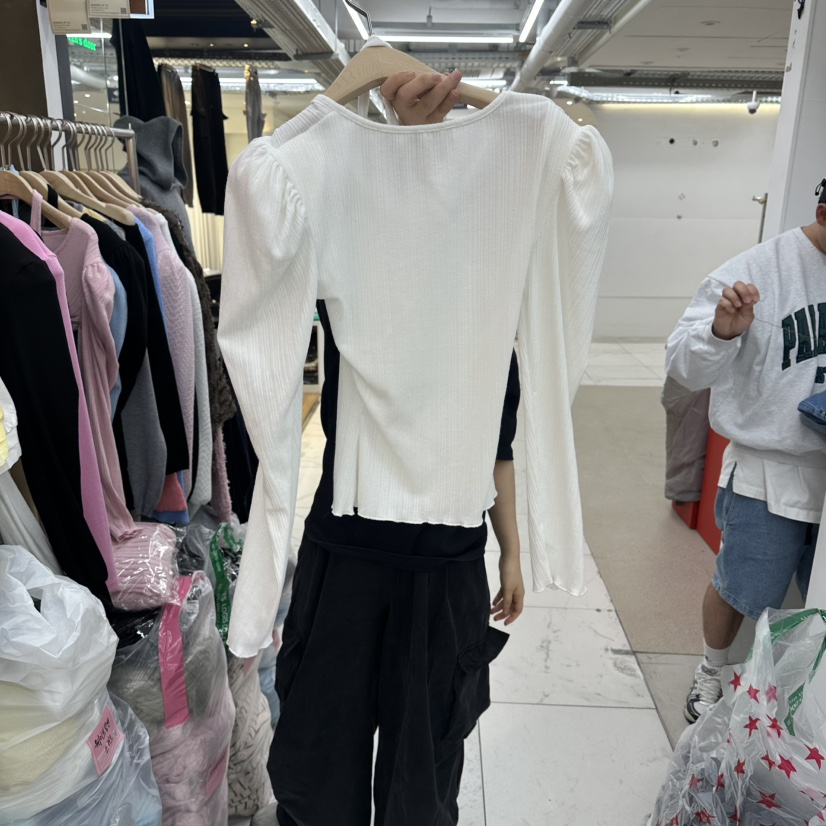 SAGE BRUSH韓國東大門直郵女士新款職業時尚26春夏長袖T恤SAGE BRUSH長袖T恤