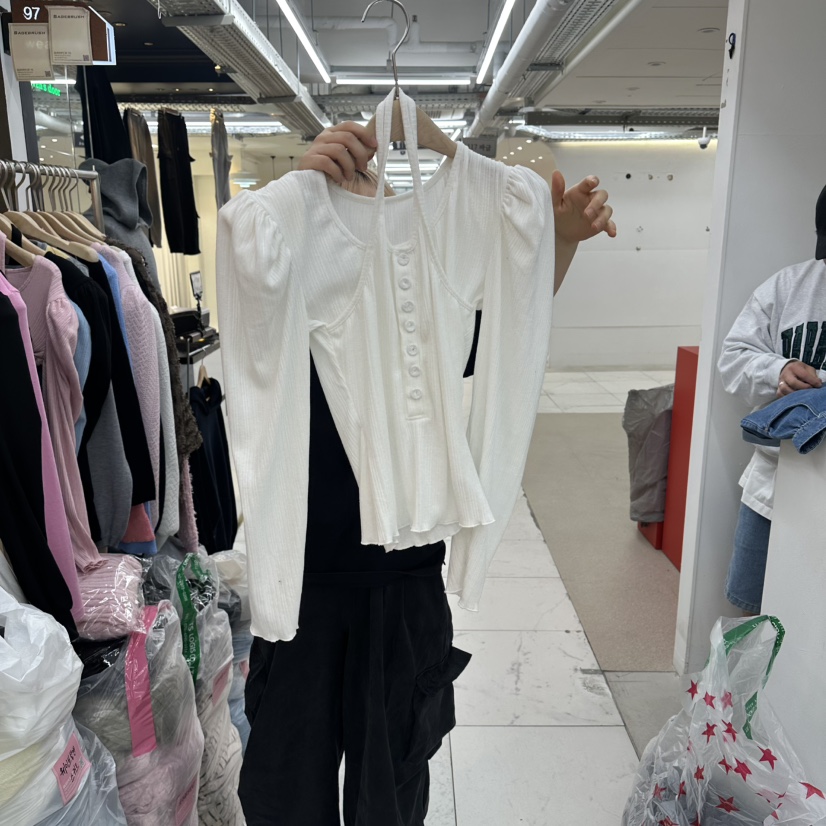 SAGE BRUSH韓國東大門直郵女士新款職業時尚26春夏長袖T恤SAGE BRUSH長袖T恤圖色1