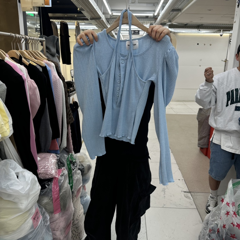 SAGE BRUSH韓國東大門直郵女士新款職業時尚26春夏長袖T恤SAGE BRUSH長袖T恤圖色3