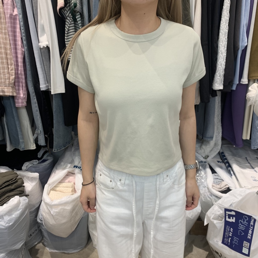 ALMOND PEPE韓國直郵實拍女裝新款職業推薦休閑26春夏T恤ALMOND PEPET恤圖色7