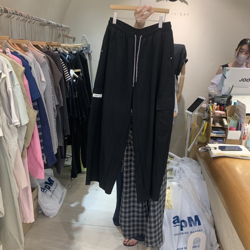 BLACKFRIDAY韓國直郵女士新品熱賣休閑人氣26夏季26春夏休閑褲BLACK FRIDAY休閑褲圖色2