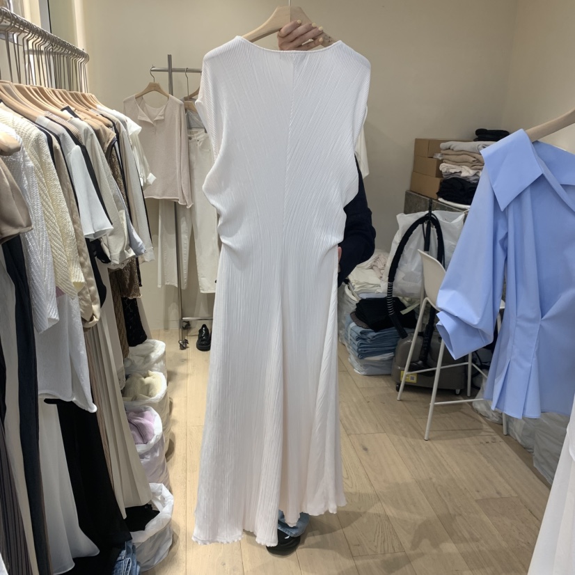 ARCHER韓國東大門代購女士新品熱賣26春夏時尚連衣裙褶裥ARCHER連衣裙