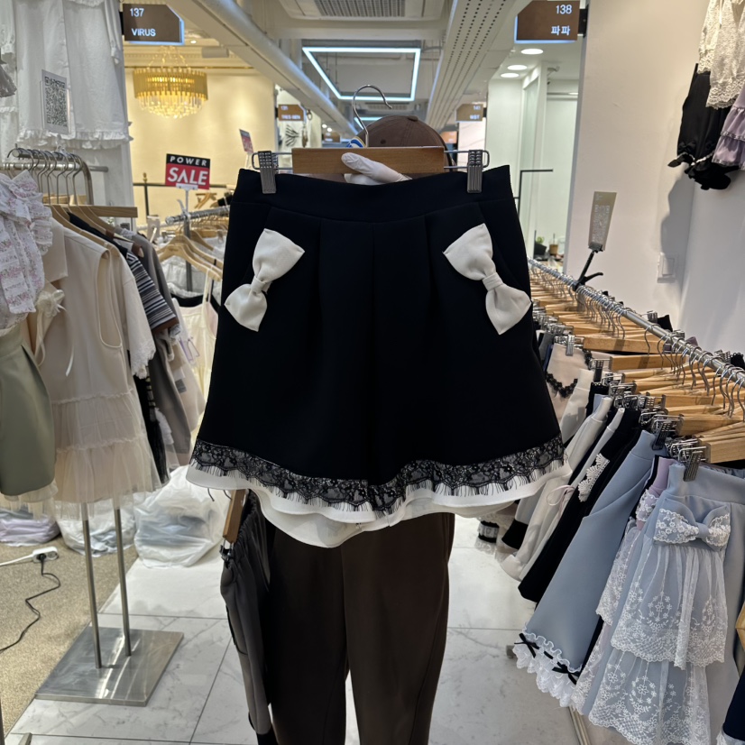 PAPA韓國東大門代購女士新品時尚職業人氣休閑26春夏短褲Papaine/HALMADE短褲圖色2