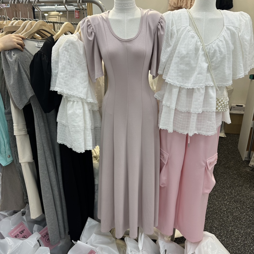 SAGE BRUSH韓國東大門直郵女士新款時尚26春夏休閑連衣裙SAGE BRUSH連衣裙圖色1