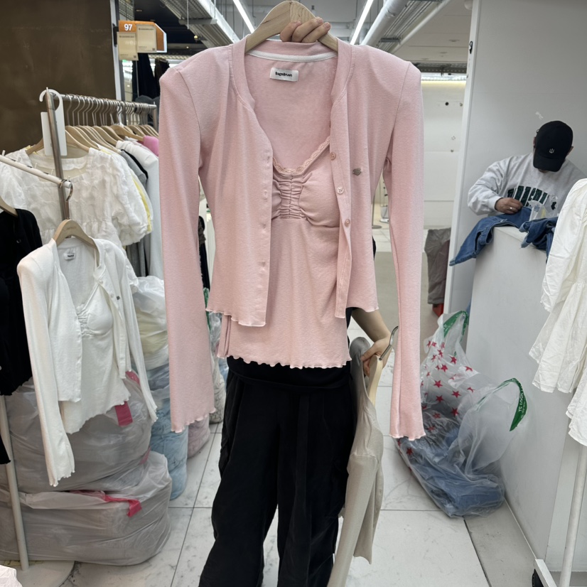 SAGE BRUSH韓國直郵實拍女士新款職業推薦人氣套裝套裝褶皺SAGE BRUSH套裝圖色3