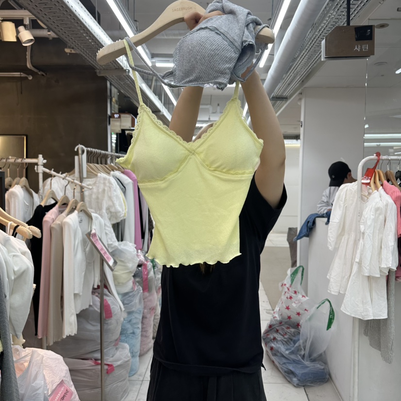 SAGE BRUSH韓國代購女士新品職業26春夏熱賣吊帶背心蕾絲SAGE BRUSH吊帶/背心圖色4