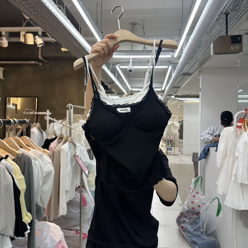 SAGE BRUSH韓國代購女士新品職業26春夏熱賣吊帶背心蕾絲SAGE BRUSH吊帶/背心圖色5